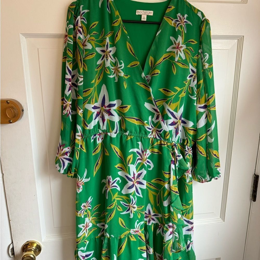 New York and company 3/4 sleeve dress - size XL